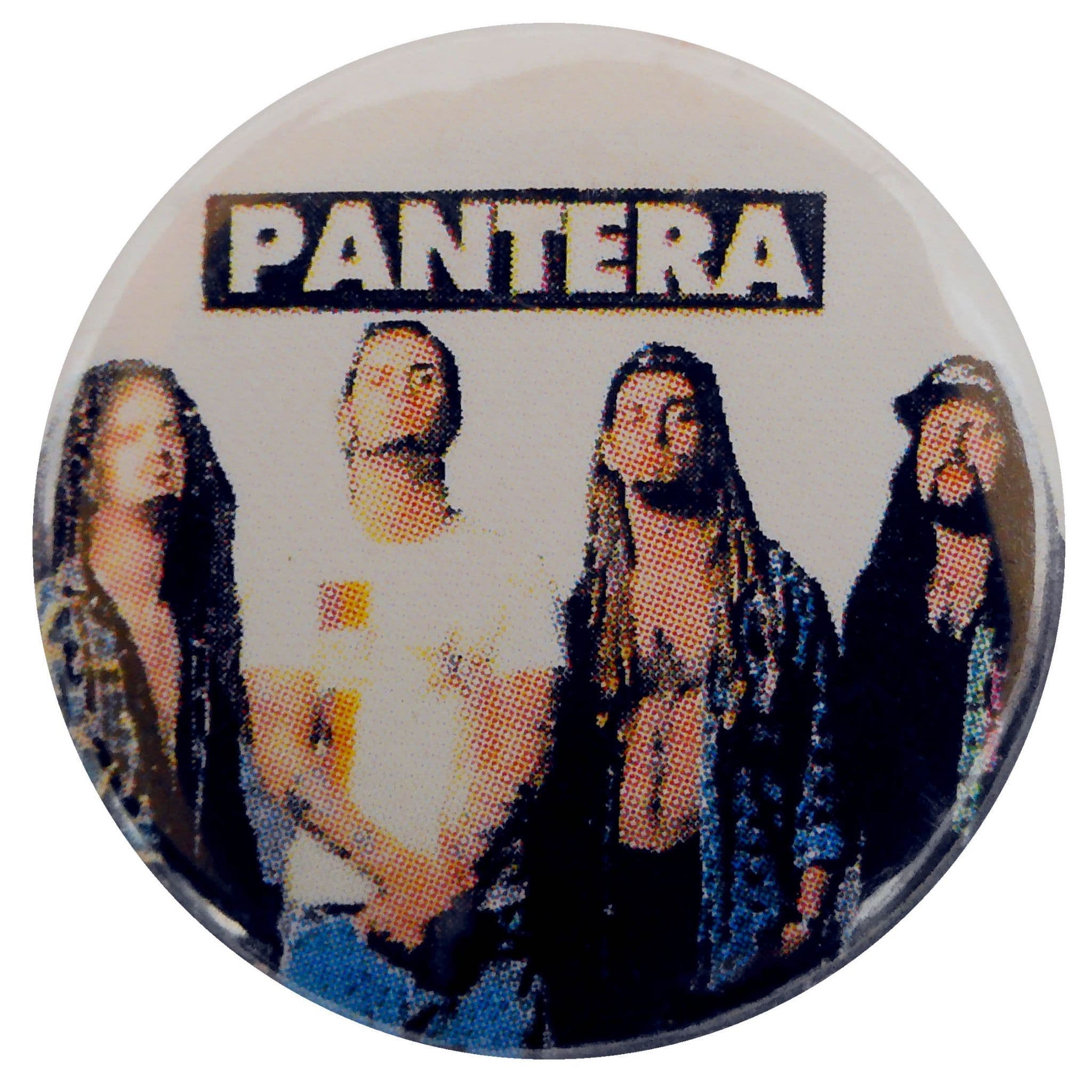 Pantera - 'Group White' Button Badge