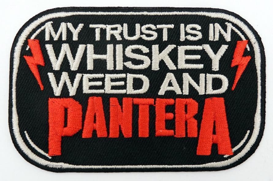 Pantera  - 'My Trust' Embroidered Patch