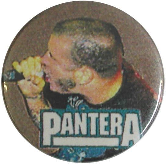 Pantera - 'Phil Singing' Button Badge