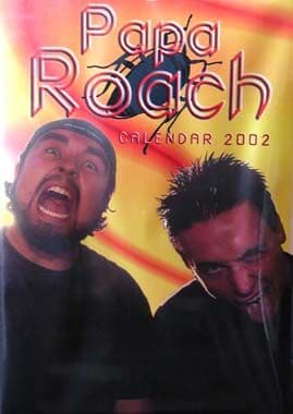 Papa Roach - 2002 Calendar