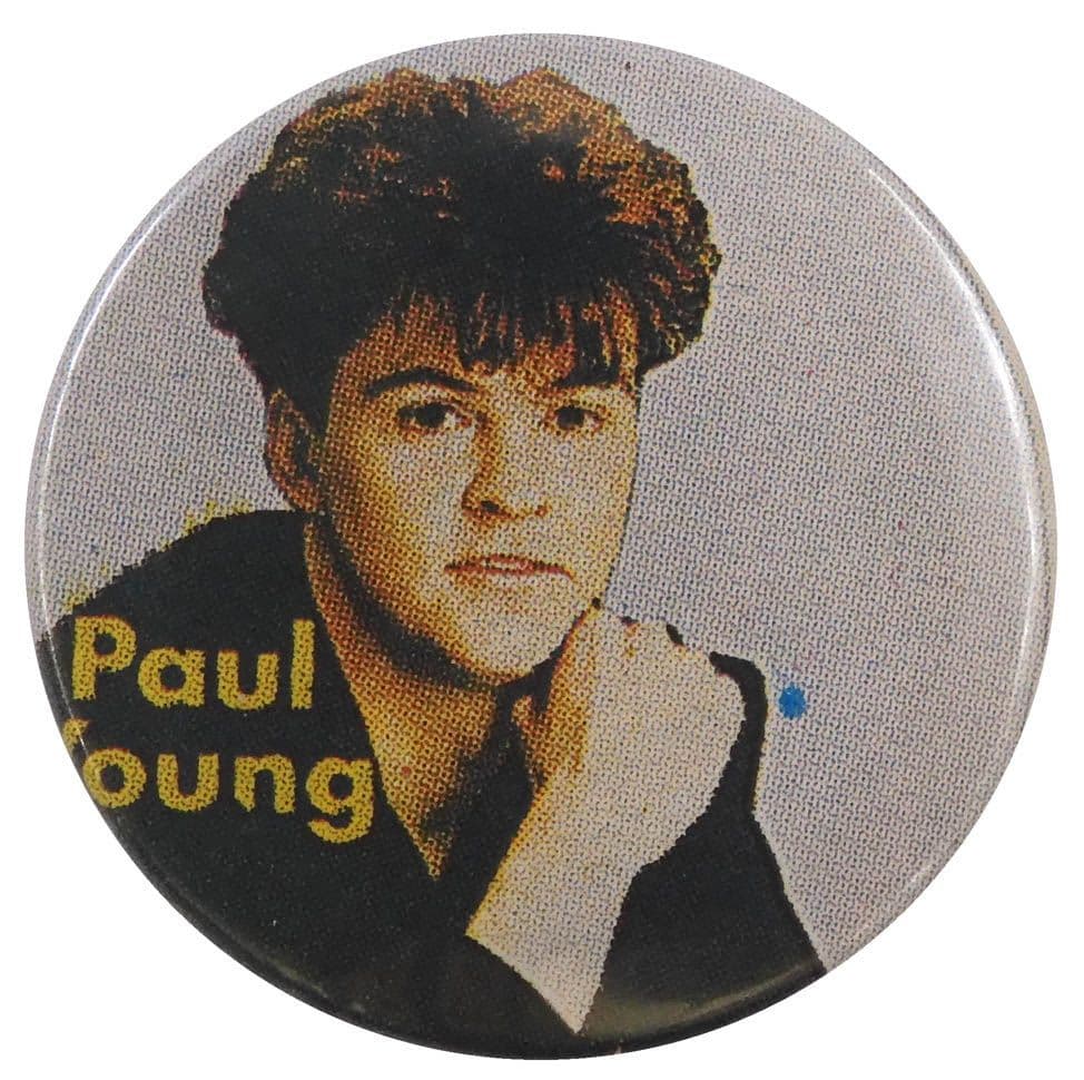 Paul Young - 'Hand' Button Badge