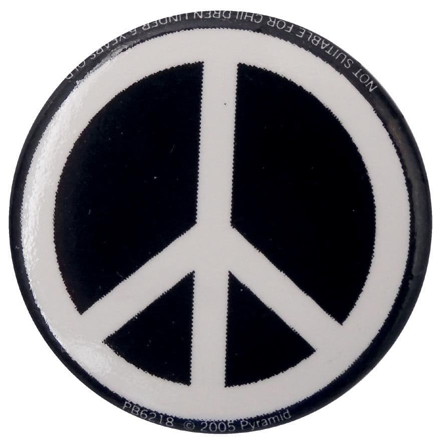 Peace Sign - Button Badge