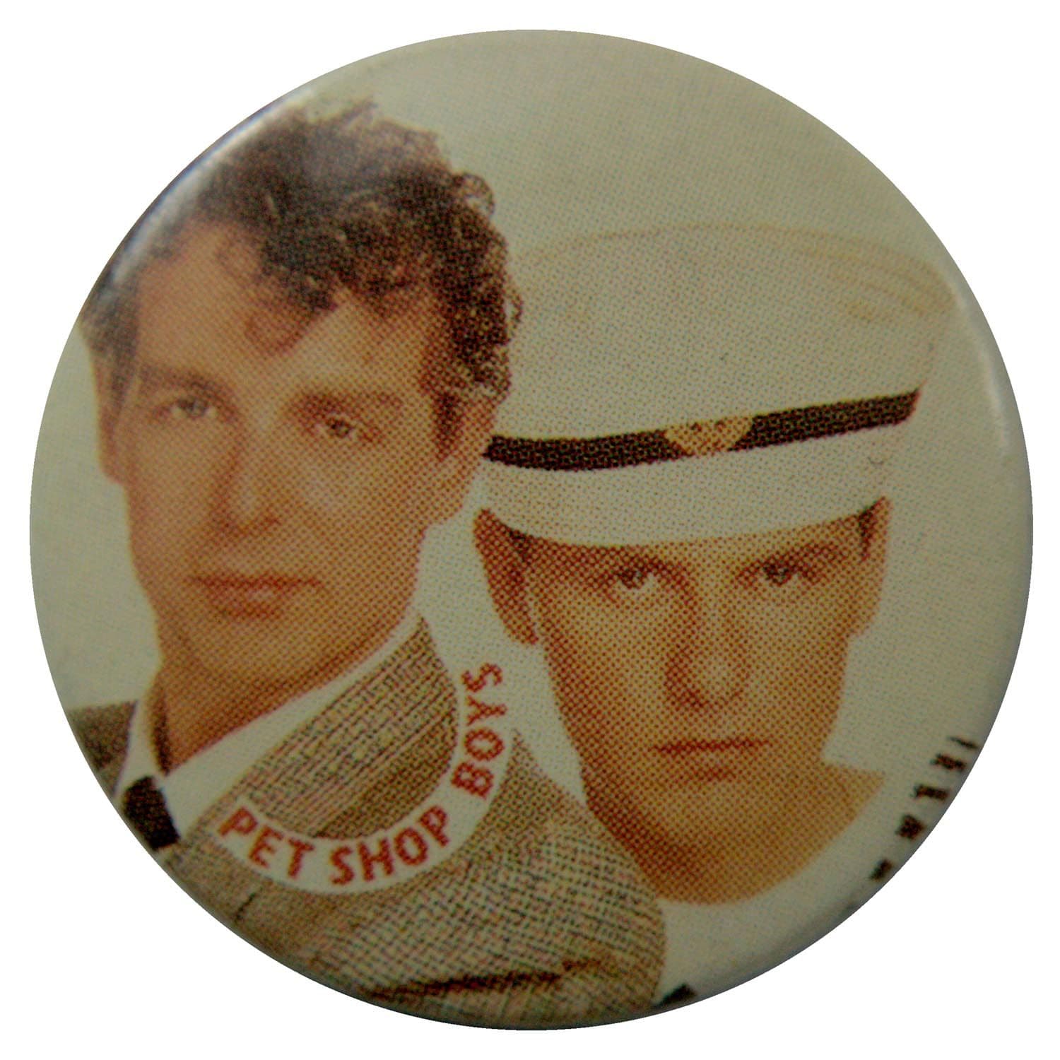 Pet Shop Boys - 'White Hat' Button Badge