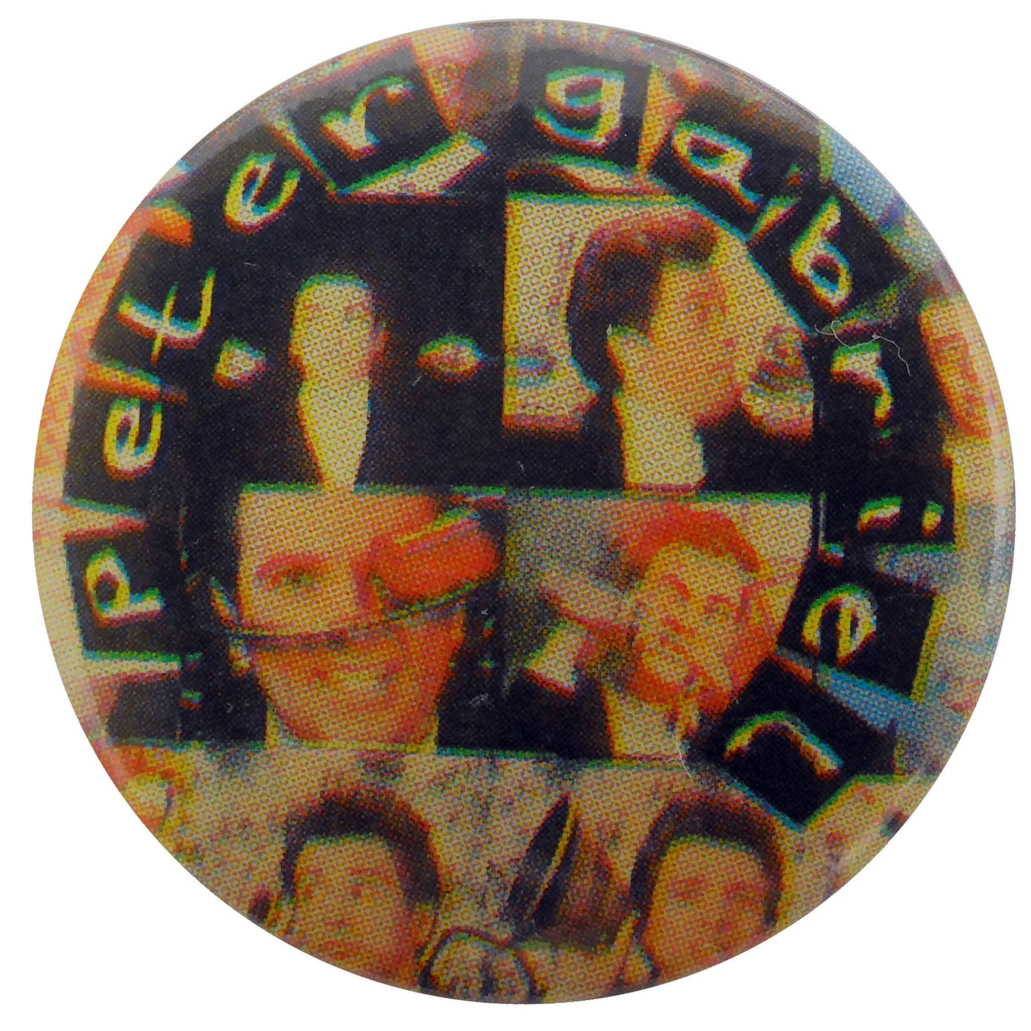 Peter Gabriel - 'Heads Collage' Button Badge