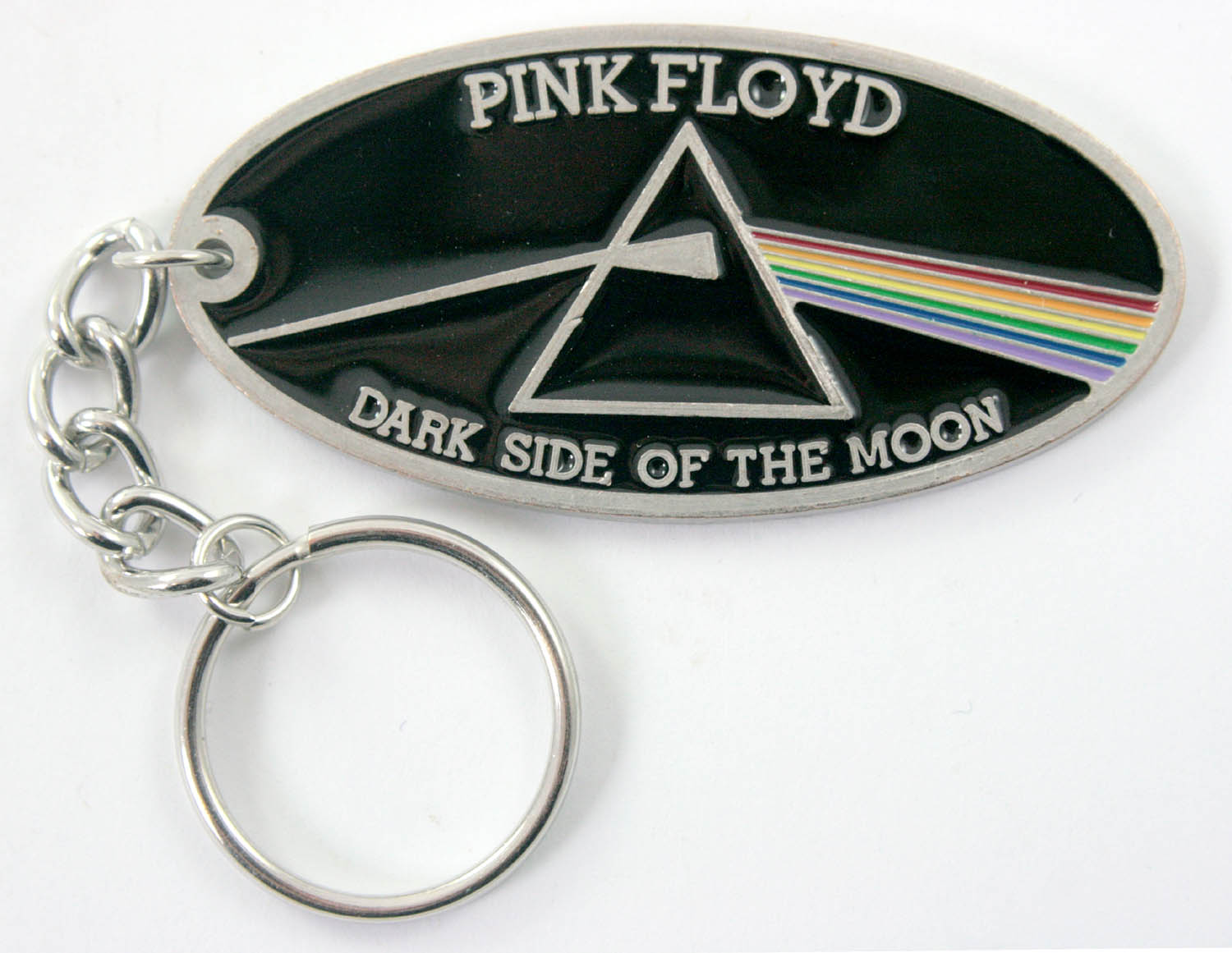 Pink Floyd - 'Dark Side of the Moon' Enamelled Metal Keyring