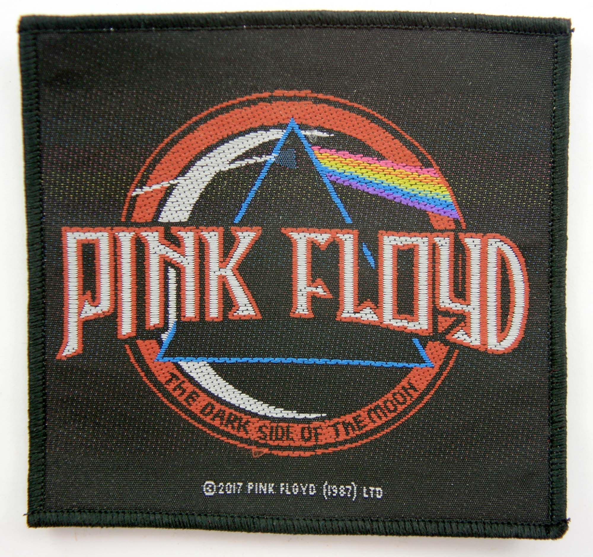 Pink Floyd - 'Logo / Dark Side of the Moon' Woven Patch