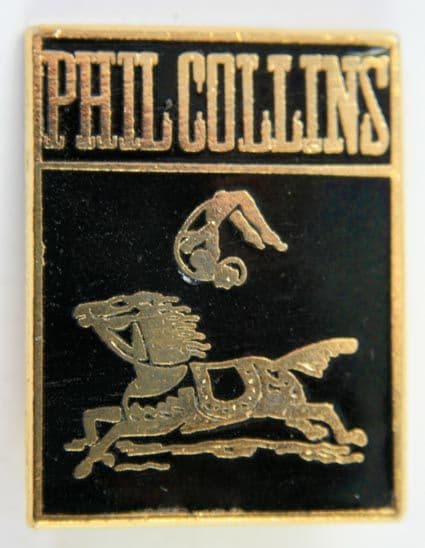 Phil Collins - 'Seriously, Live! World Tour' Enamel Badge