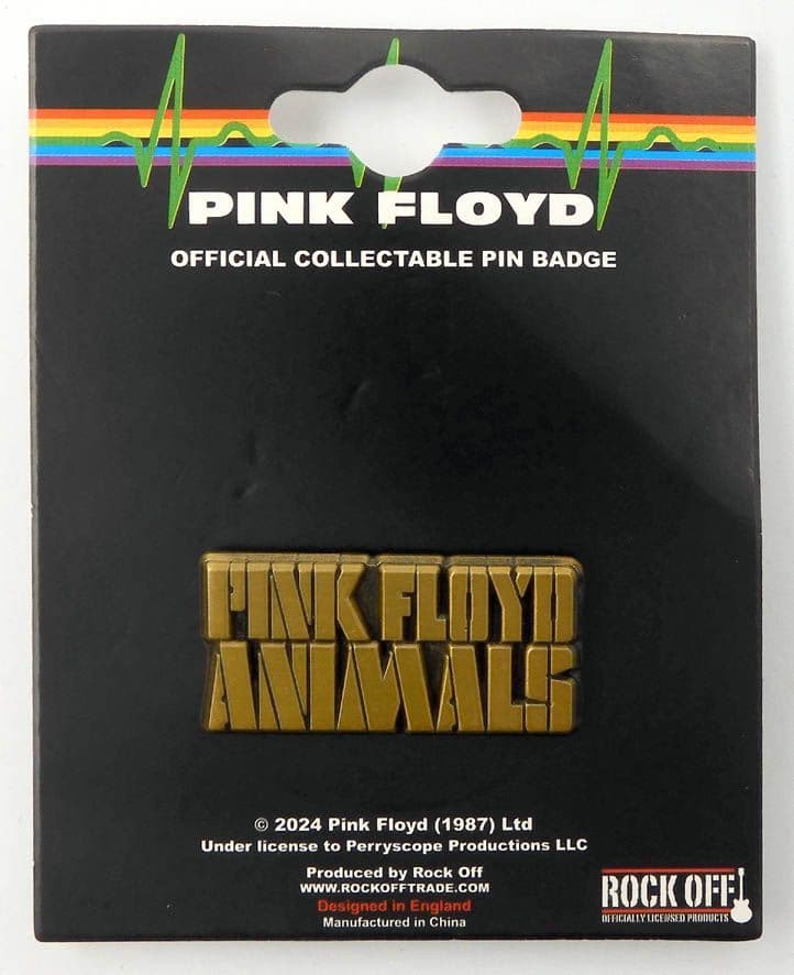 Pink Floyd - 'Animals' Enamelled Cast Metal Badge