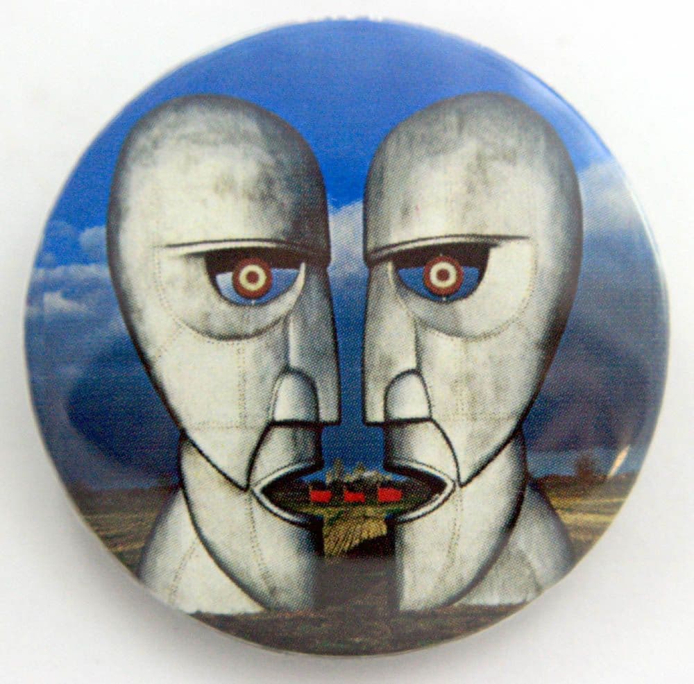 Pink Floyd - 'Division Bell' Large Button Badge