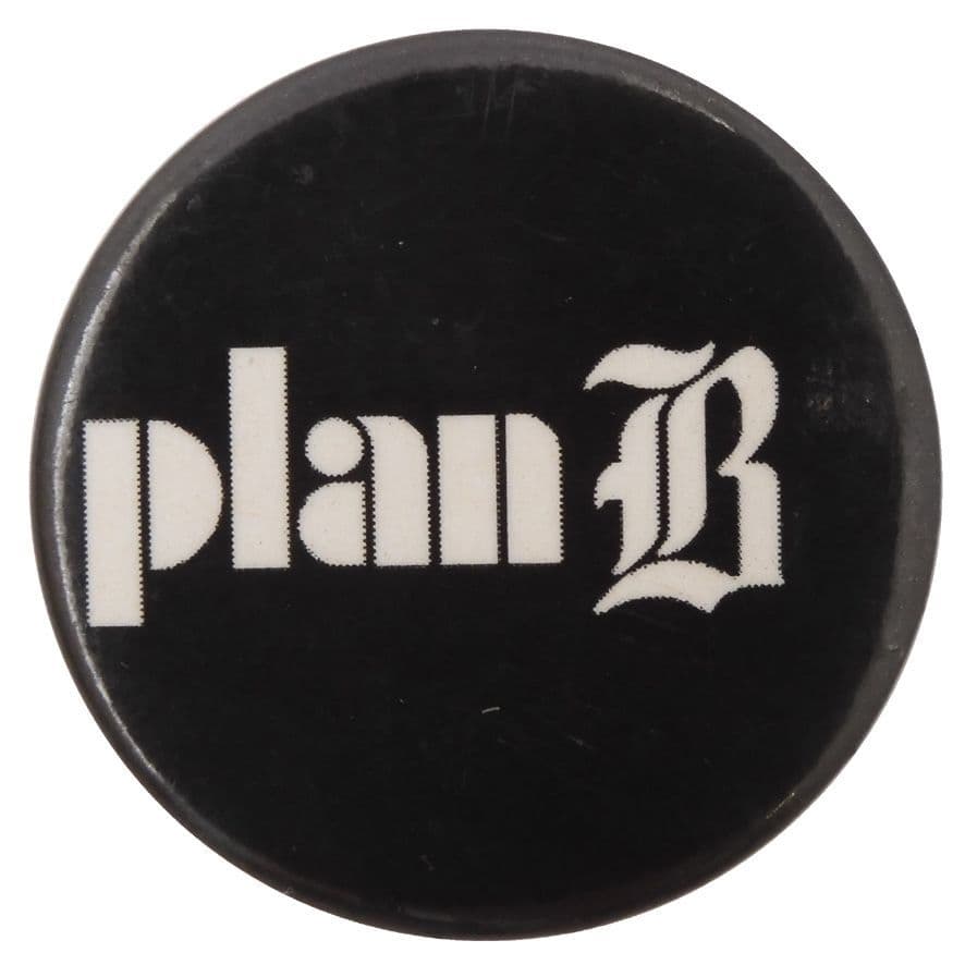 Plan B - 'Logo' Button Badge