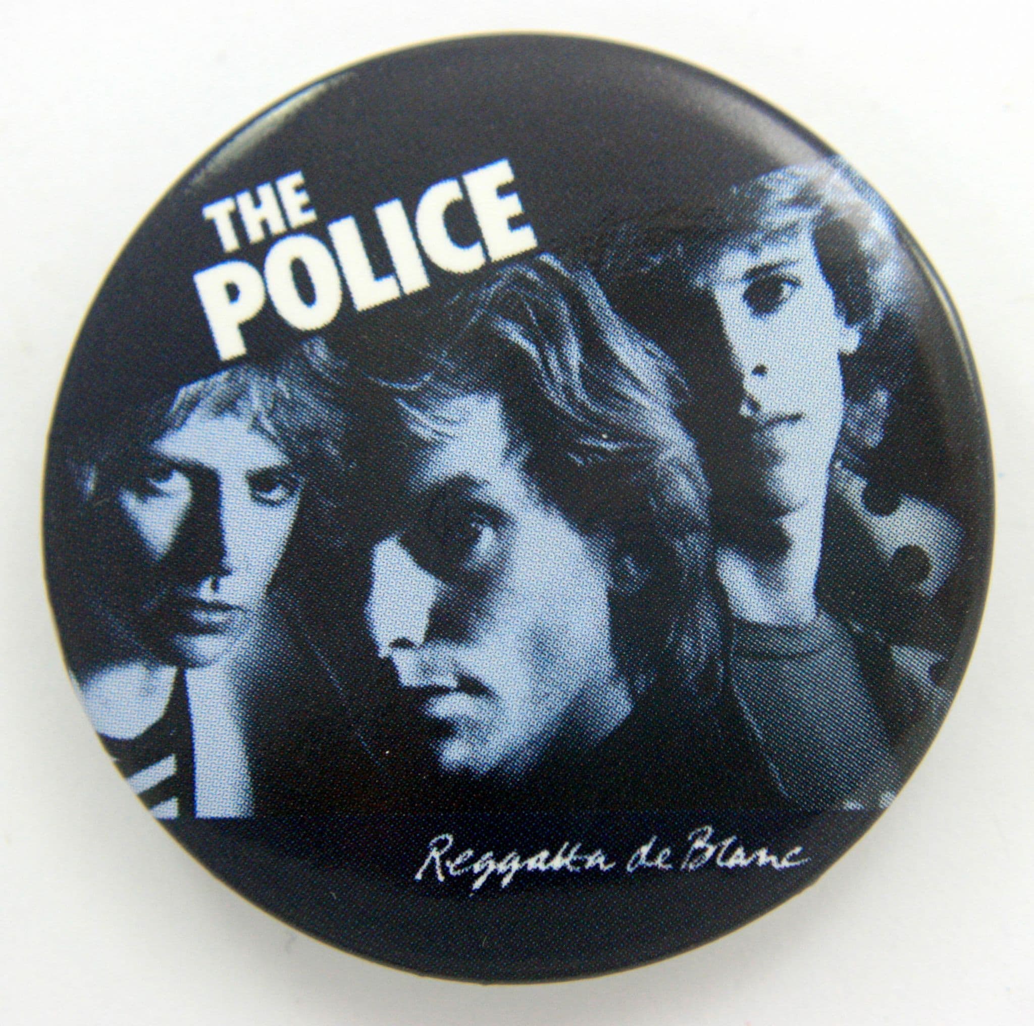 The Police - 'Reggatta De Blanc' Large Button Badge