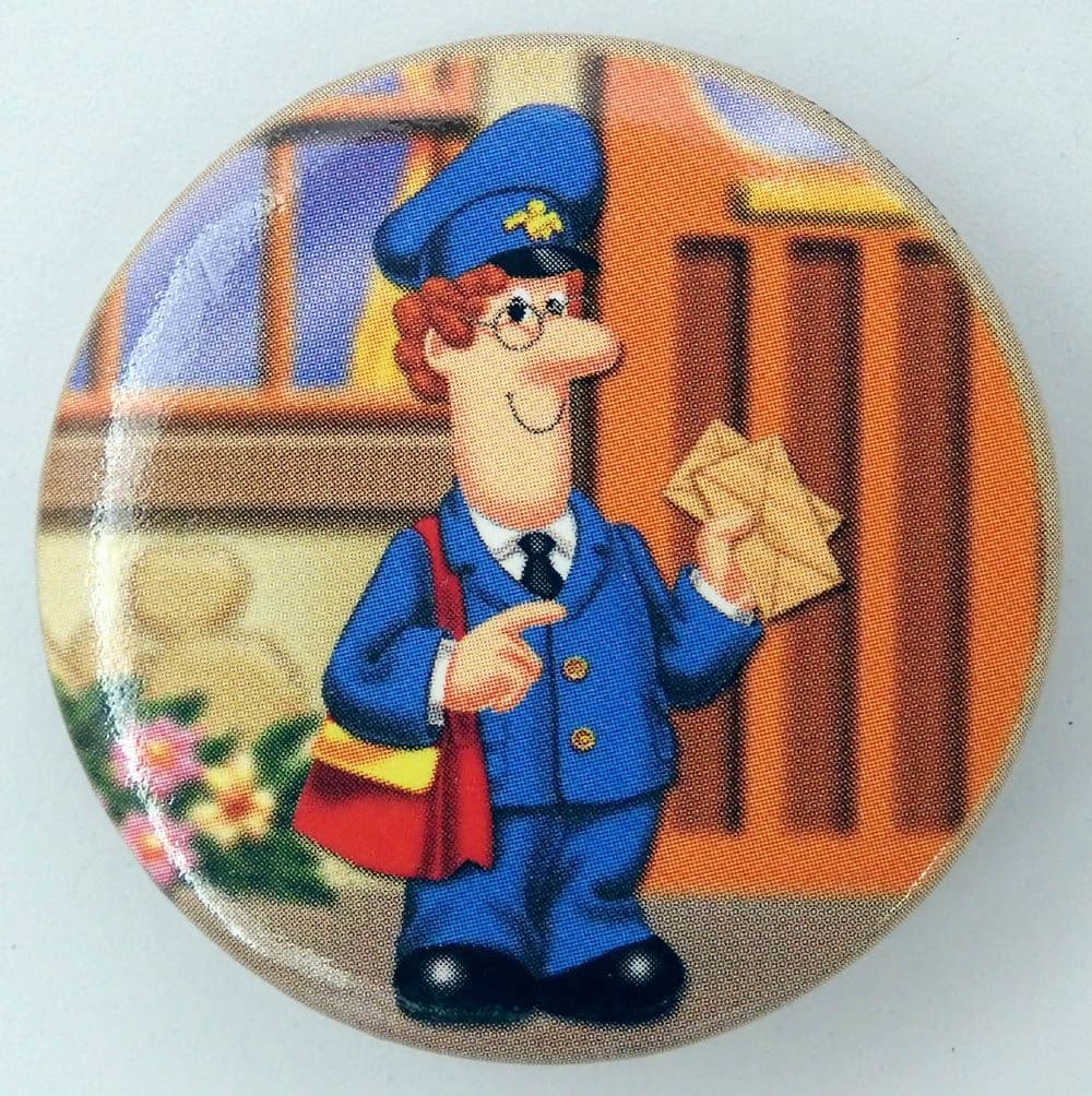 Postman Pat - Large Button Badge