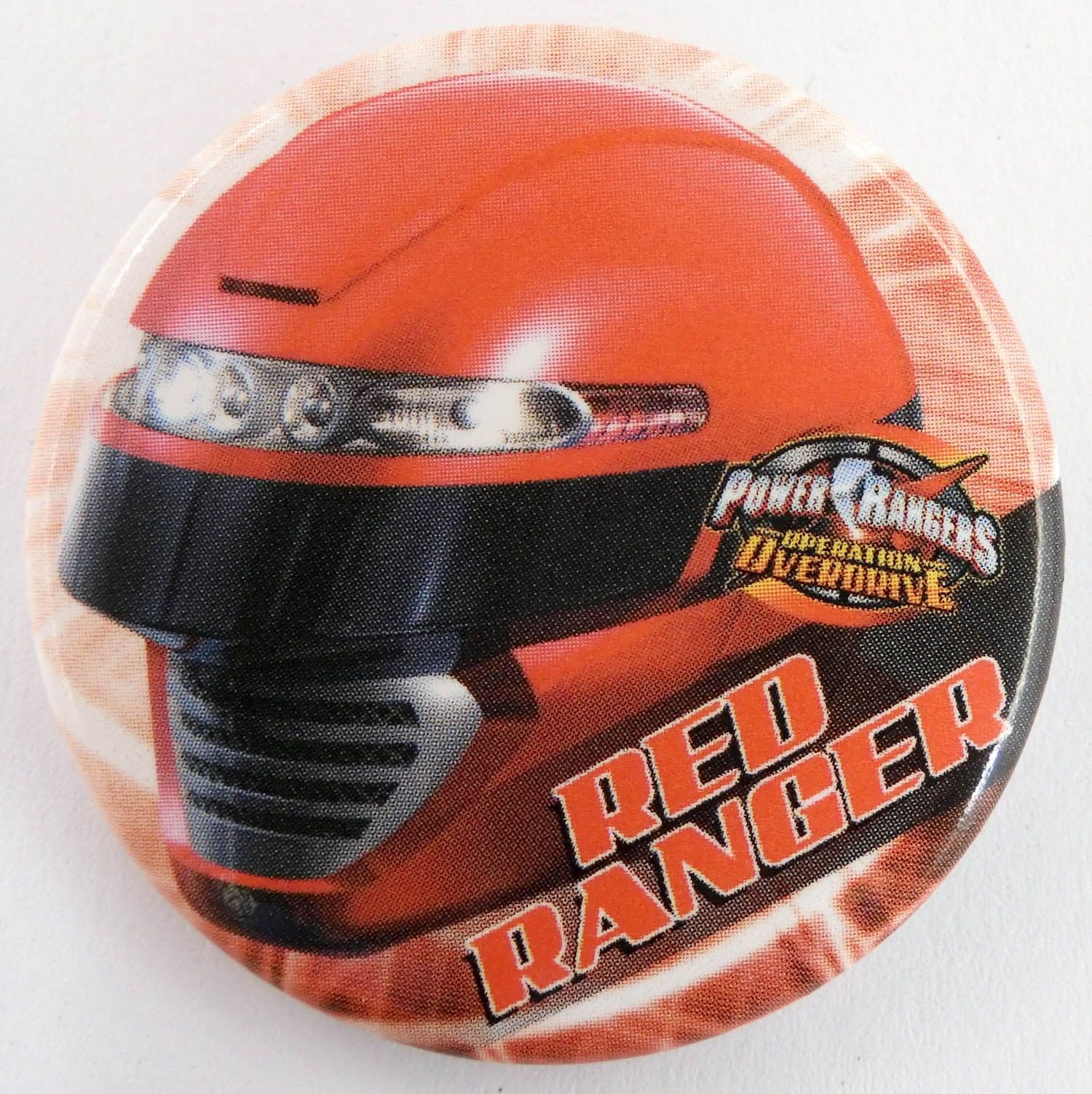 Power Rangers - 'Red Ranger' Large Button Badge
