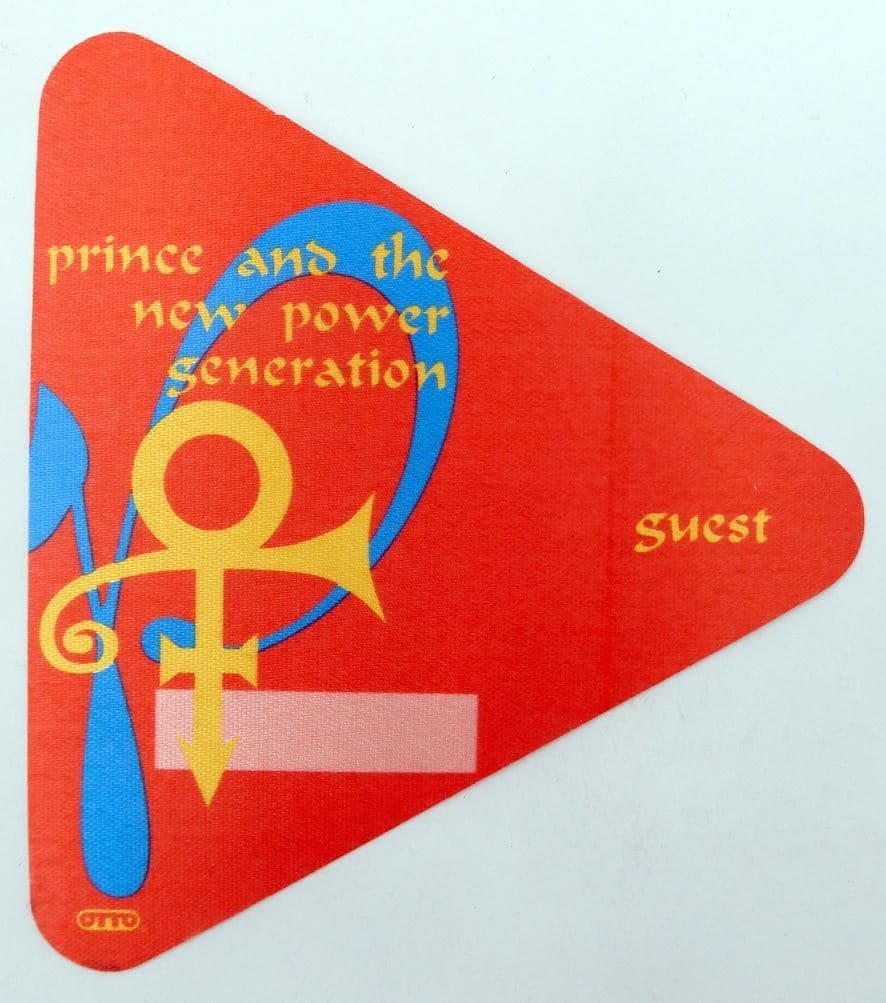 Prince and the New Power Generation - 'Diamonds & Pearls 1992 Guest Green 2' Backstage Pass