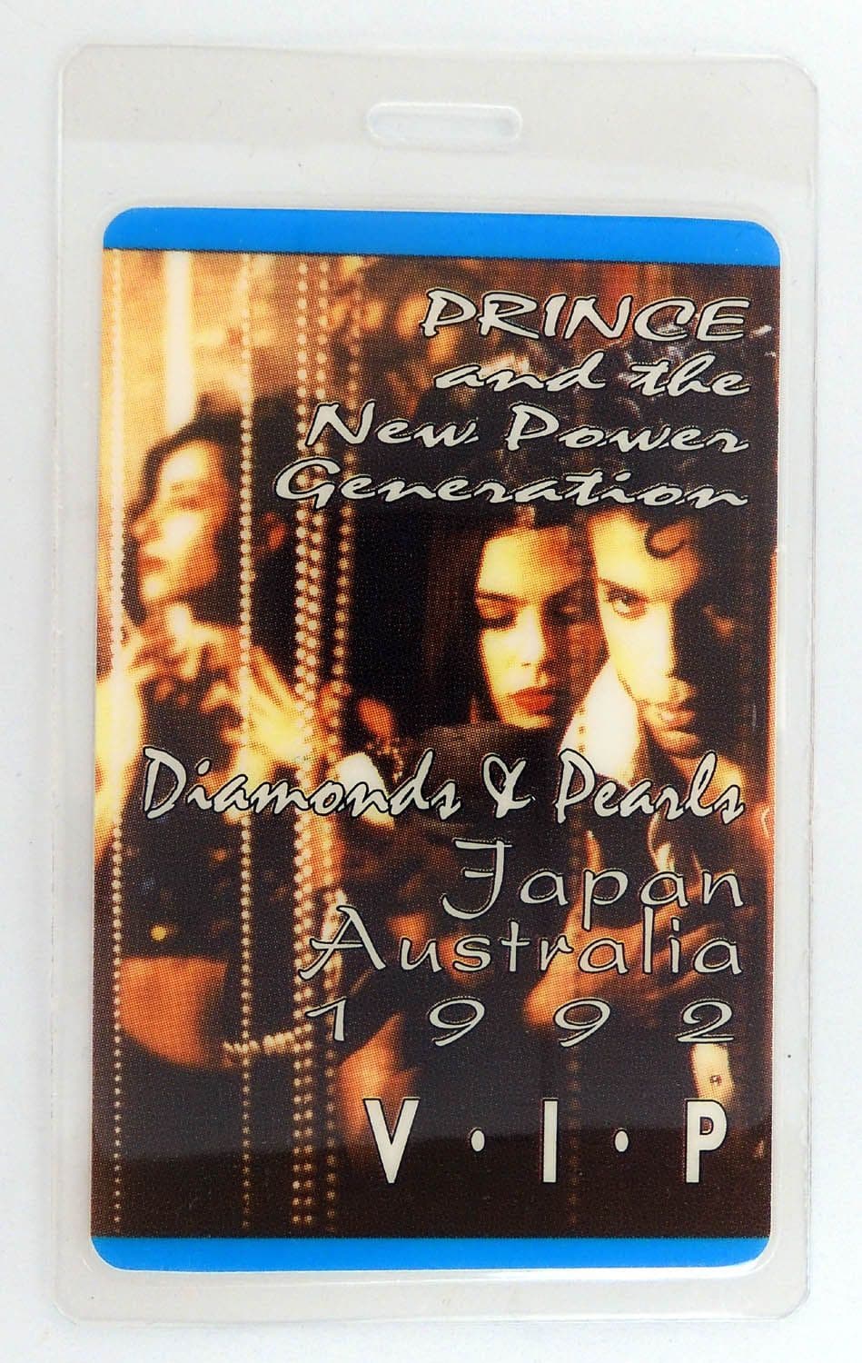 Prince - 'Diamonds & Pearls' Vintage Laminated Backstage Pass