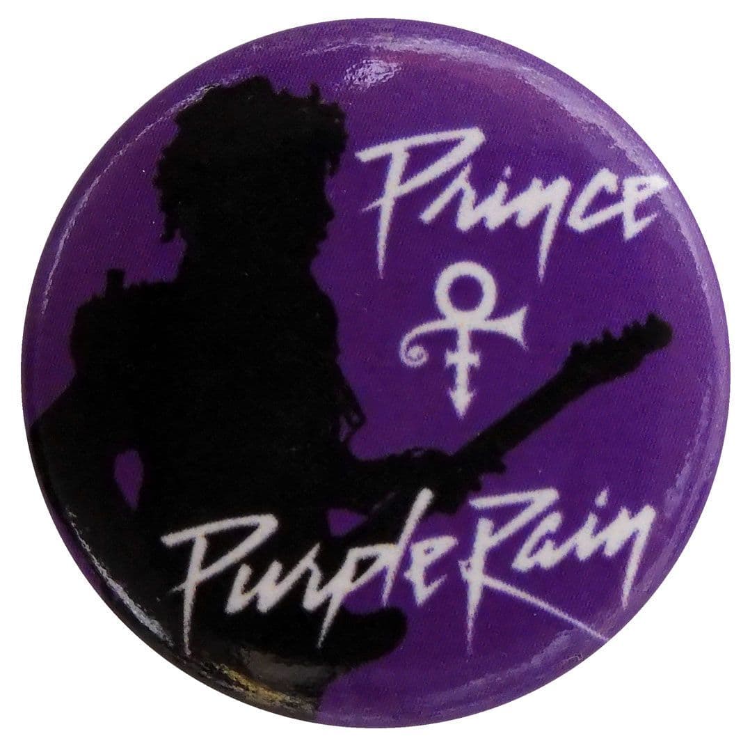 Prince - 'Purple Rain' Button Badge