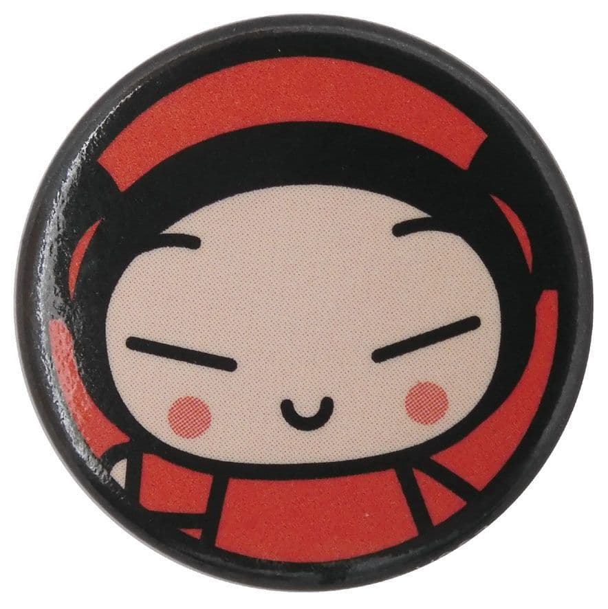 Pucca - 'Red' Button Badge