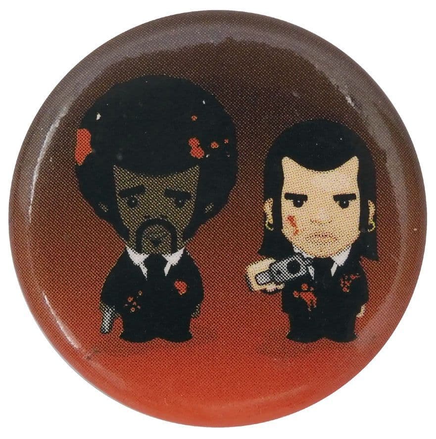 Pulp Fiction - 'Vincent & Jules' Button Badge
