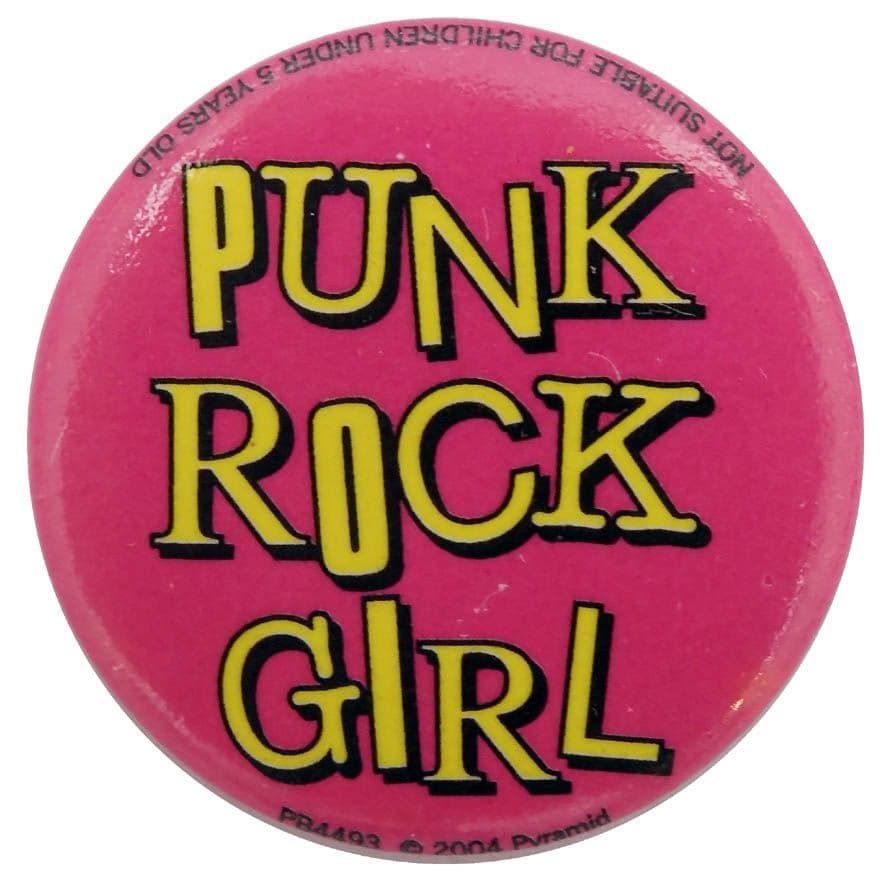 Punk Rock Girl - Button Badge