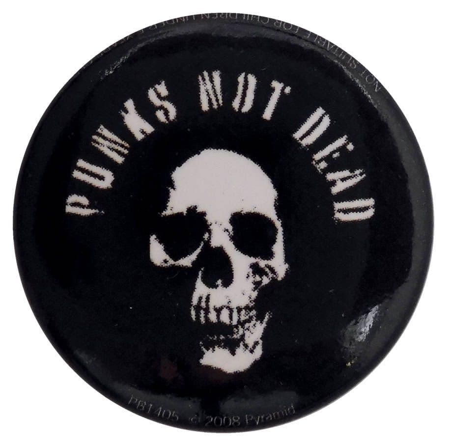 Punks Not Dead - 'Skull' Button Badge