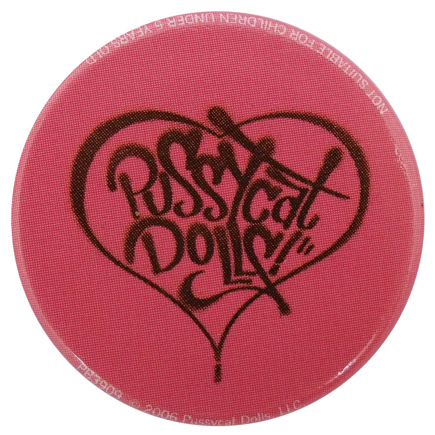 Pussycat Dolls - 'Heart Logo' Button Badge