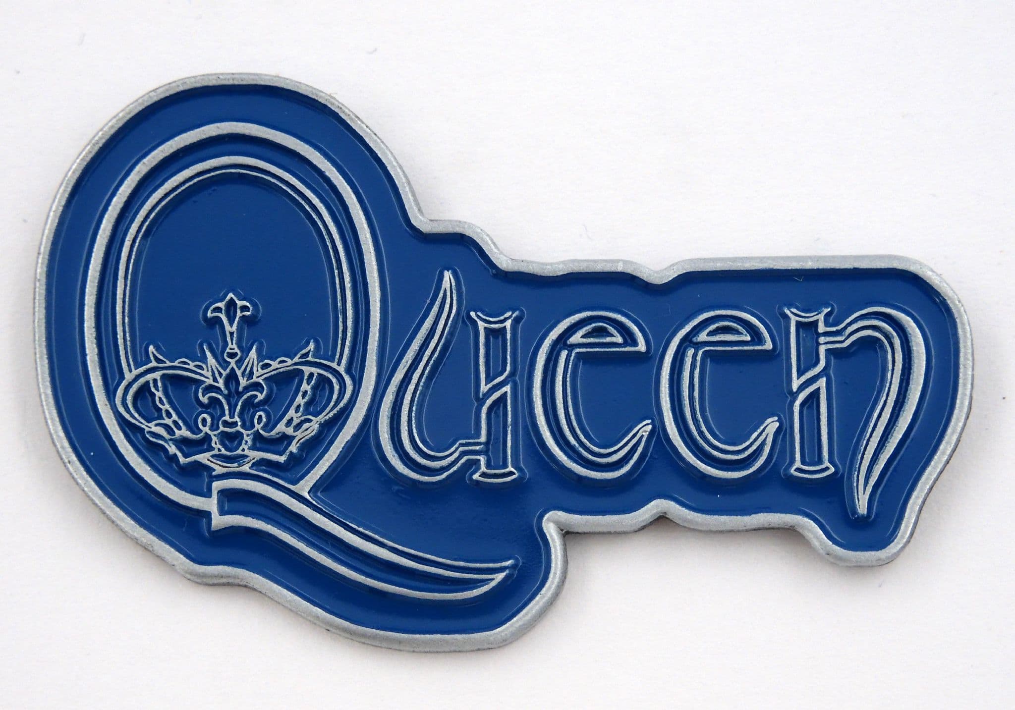 Queen - 'Blue Logo' Enamel Lapel Badge
