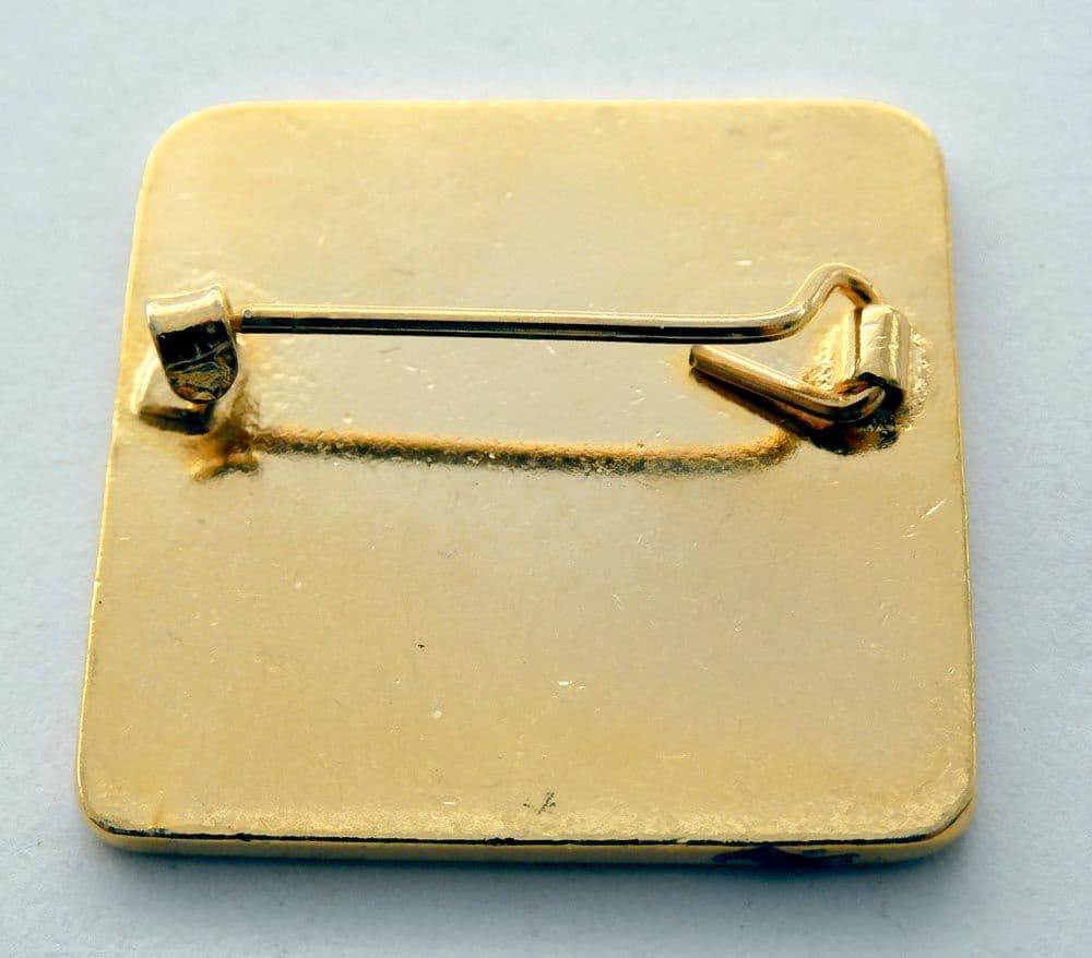 Queen - 'Crest' Blue Enamel Badge