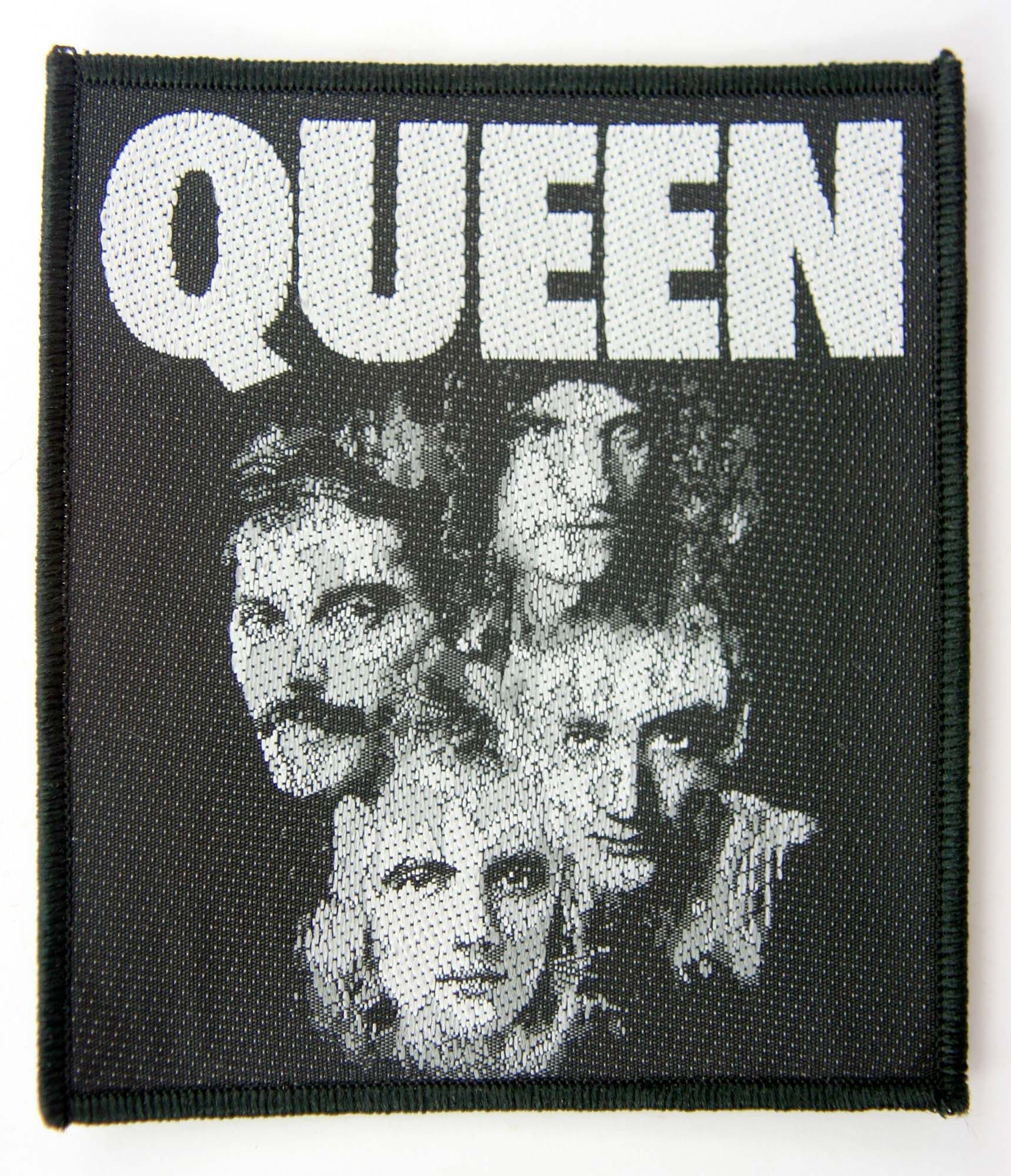 Queen - 'Group Faces' Woven Patch