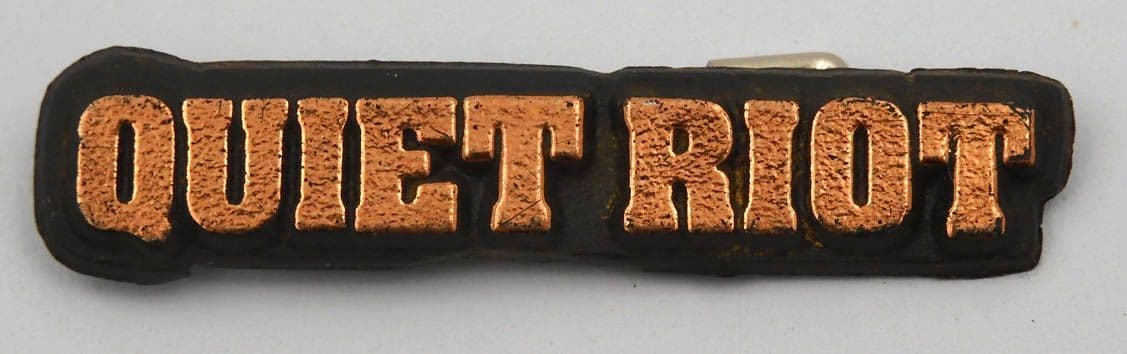 Quiet Riot - 'Logo' Plastic Badge