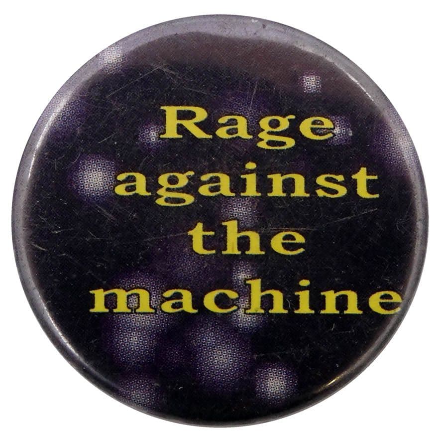 Rage Against the Machine - 'Name' Button Badge