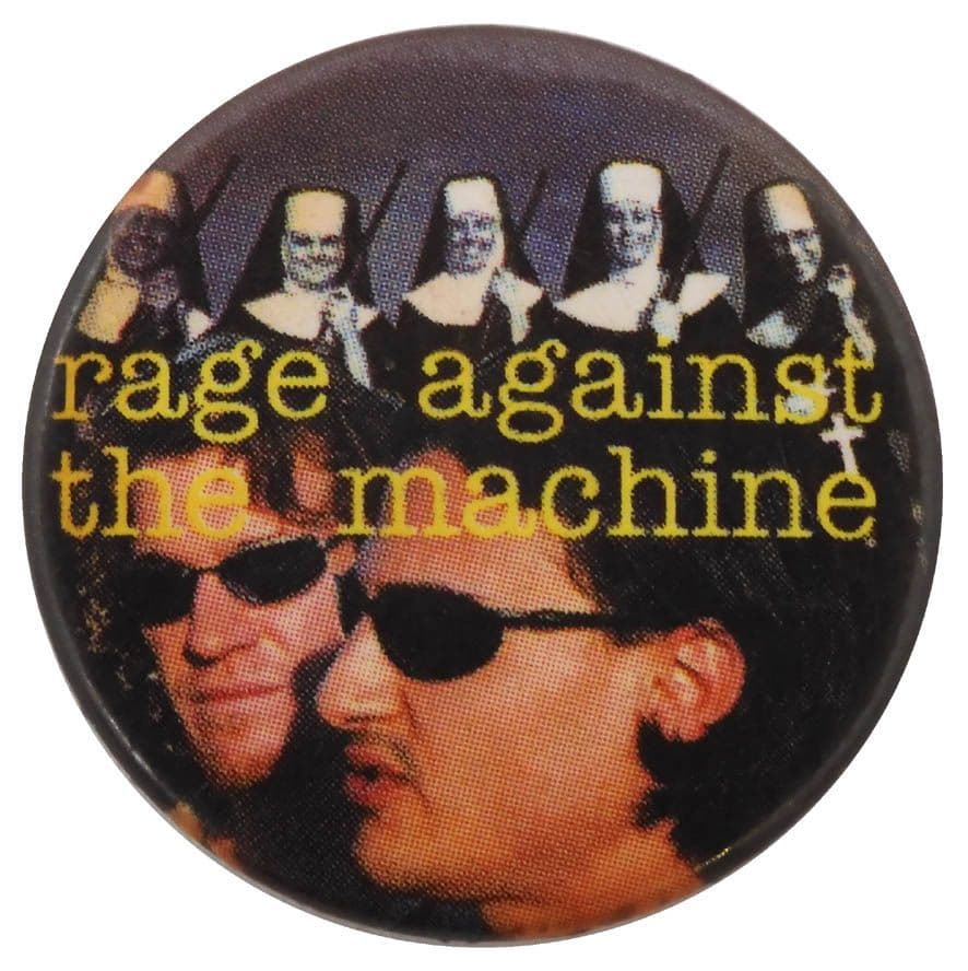 Rage Against the Machine - 'Nuns' Button Badge