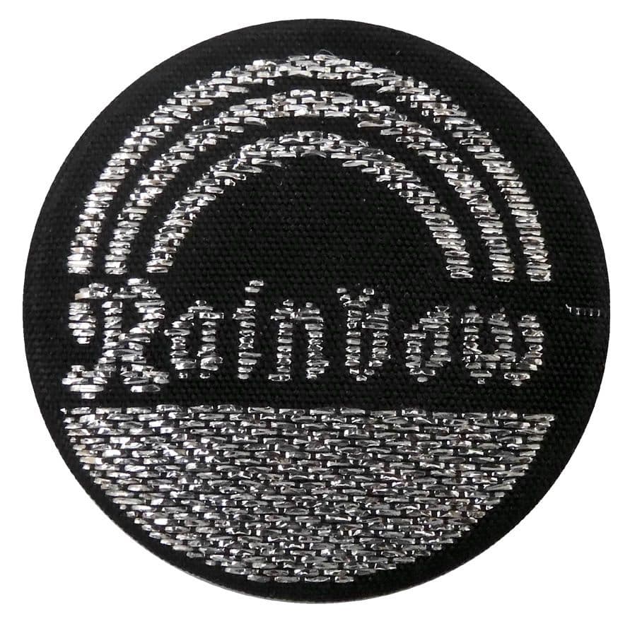 Rainbow - 'Logo' Fabric Button Badge