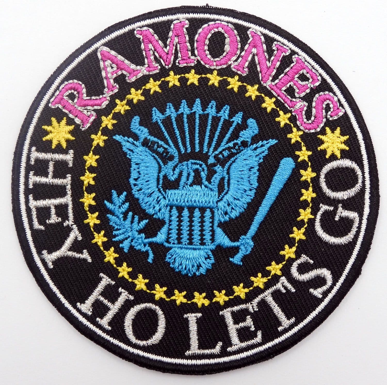 Ramones - 'Hey Ho Lets Go' Embroidered Patch