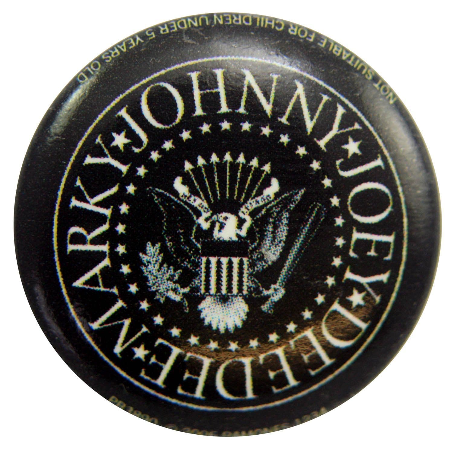Ramones - 'Logo Names' Button Badge