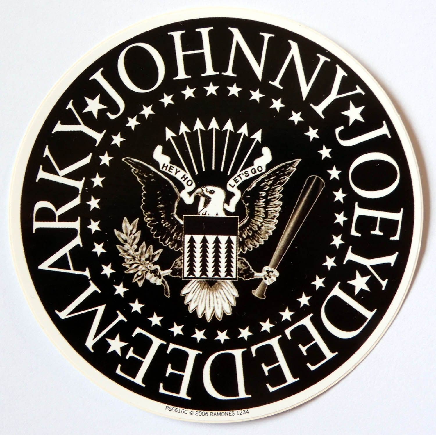 Ramones - 'Seal - Black' Sticker