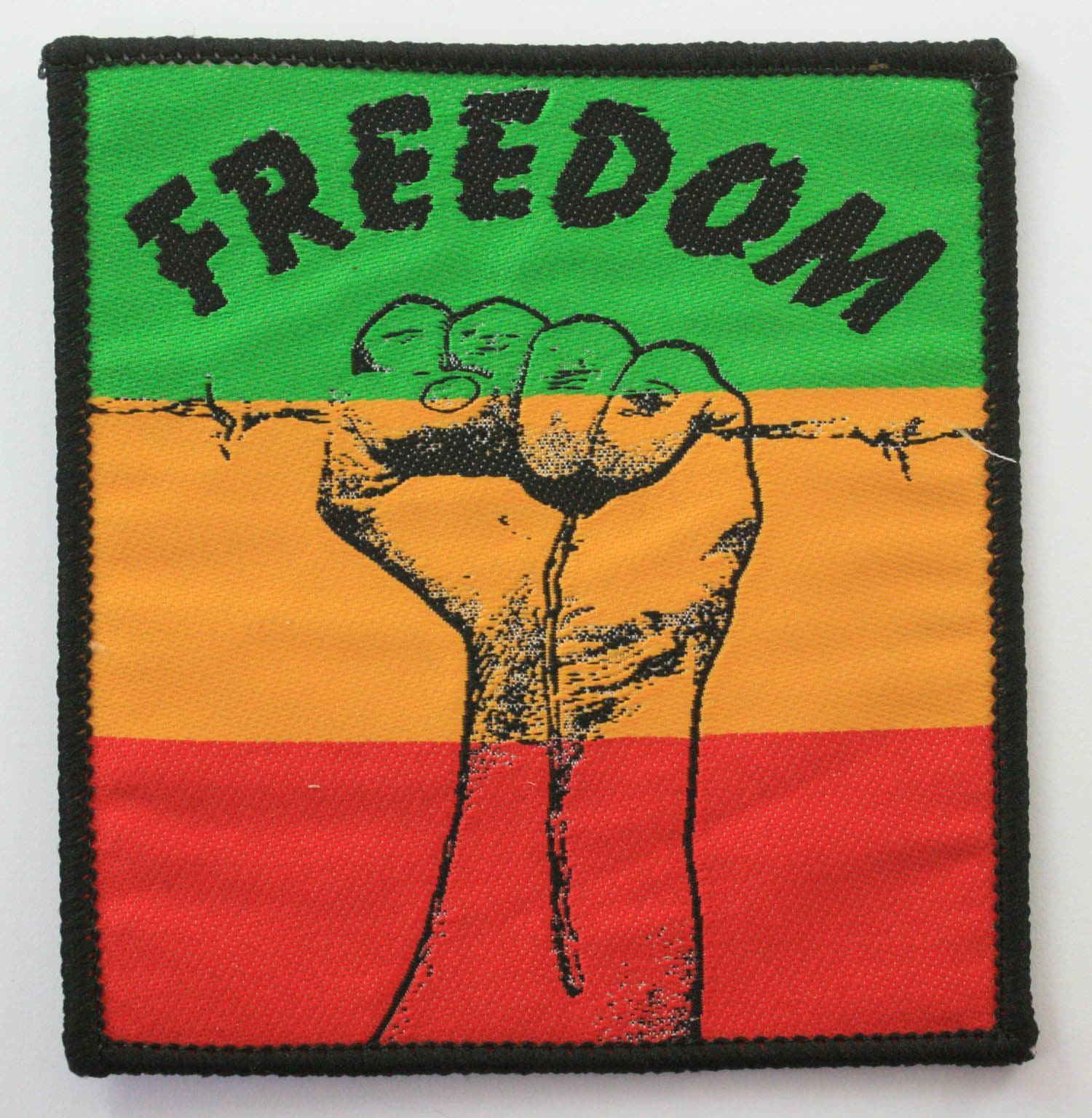 Rasta - 'Freedom' Vintage Woven Patch