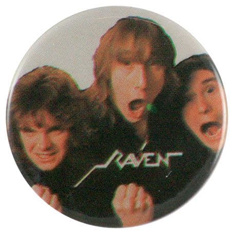 Raven - 'Group White' Button Badge