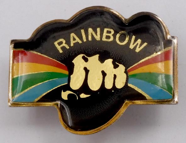 Rainbow - 'Rising' Lapel Badge