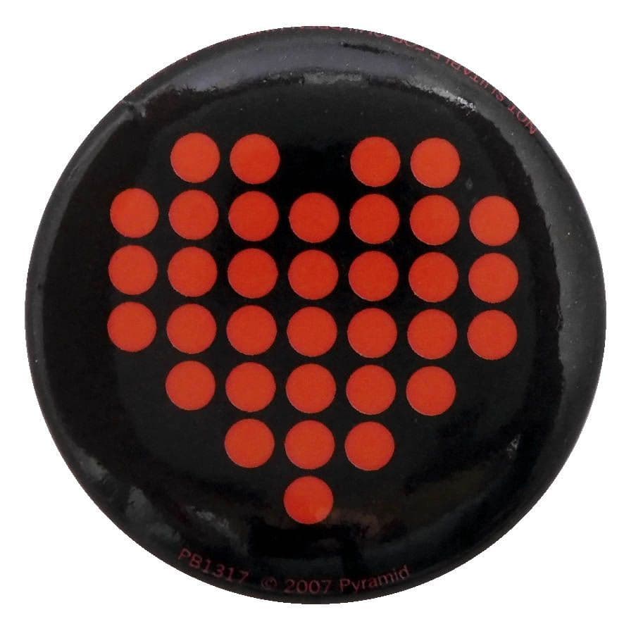 Red Heart - Button Badge
