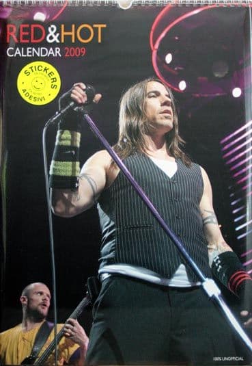 Red Hot Chili Peppers - 2009 Calendar with Stickers