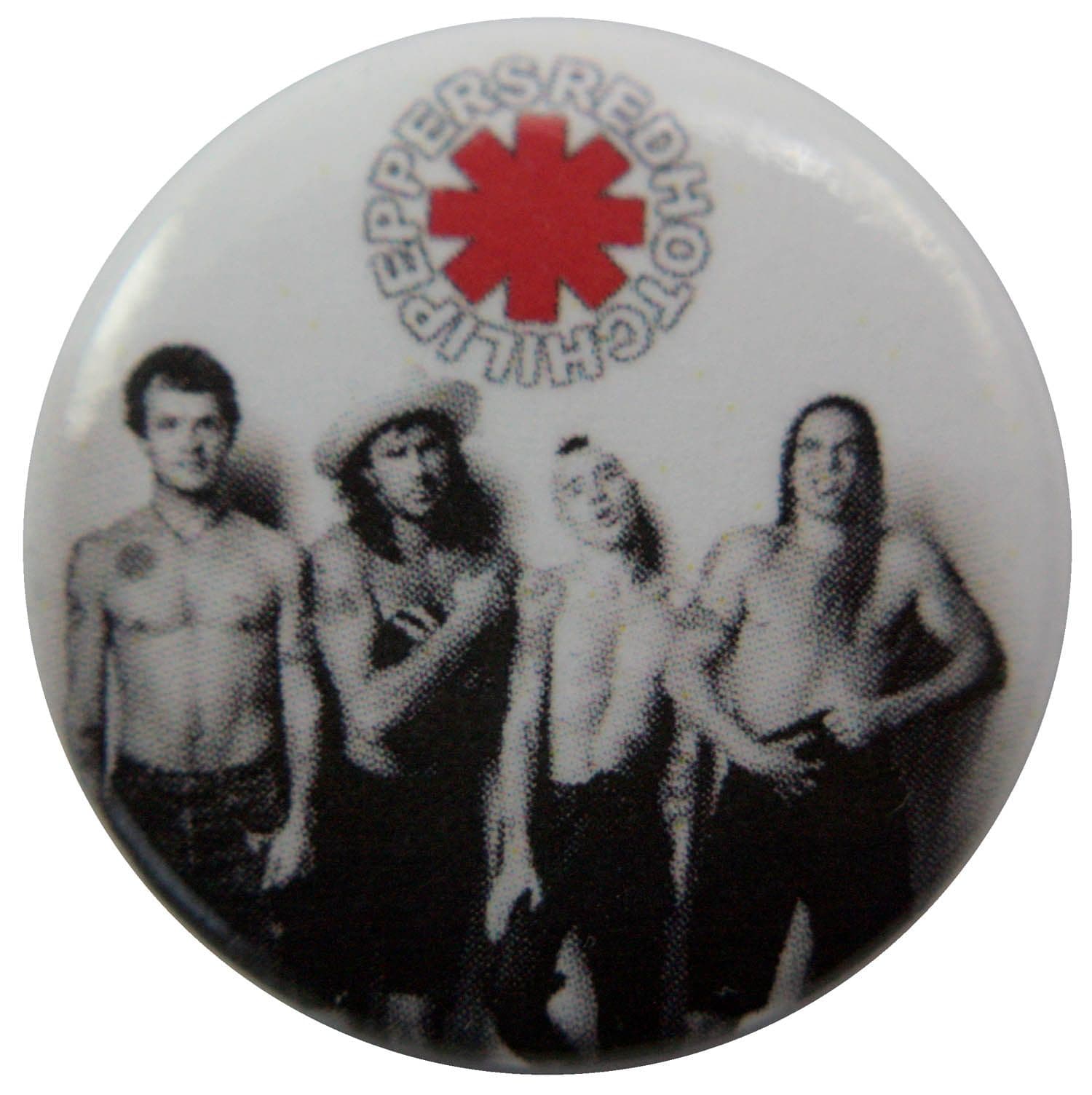 Red Hot Chili Peppers - 'Group Black & White' Button Badge