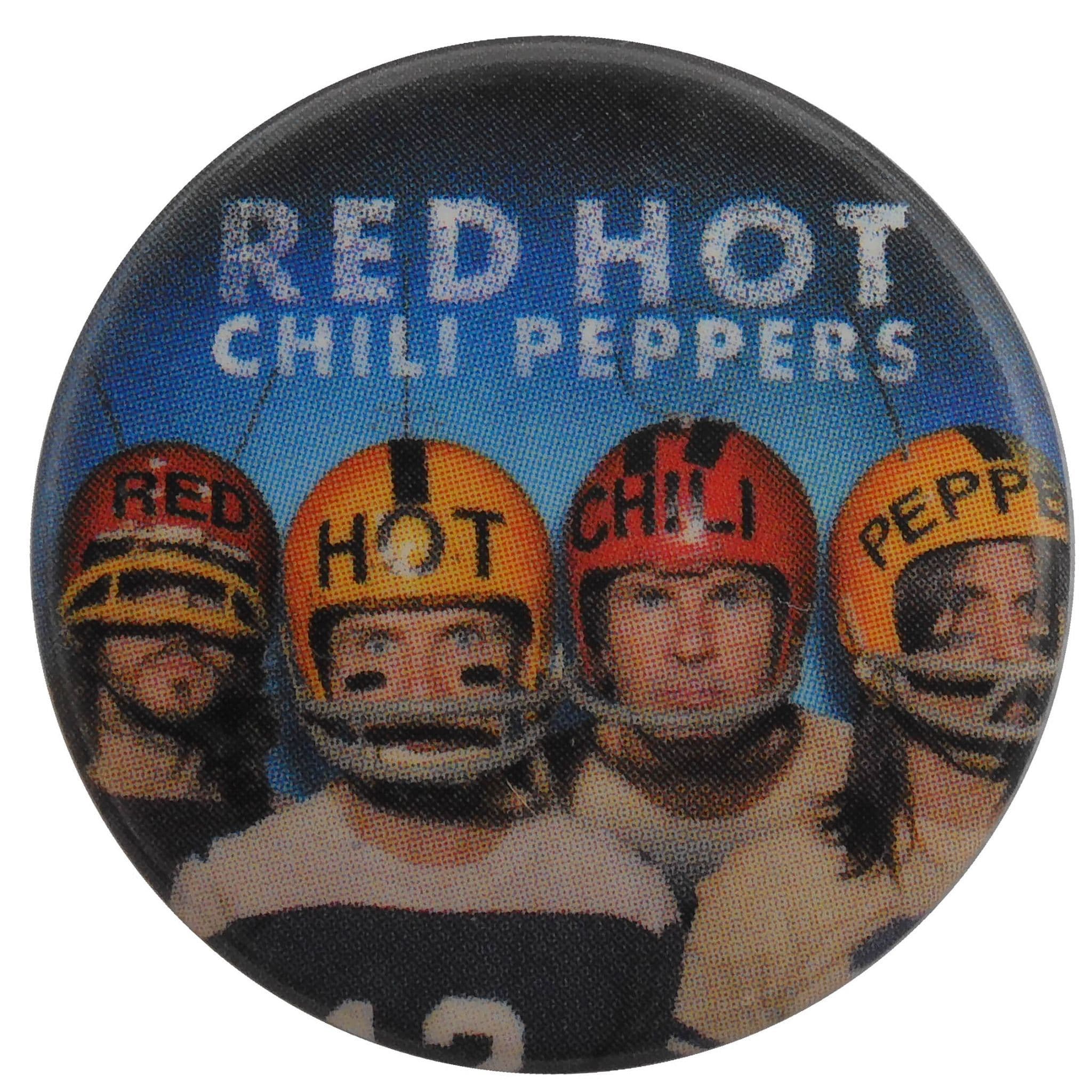 Red Hot Chili Peppers - 'Football Helmets' Button Badge