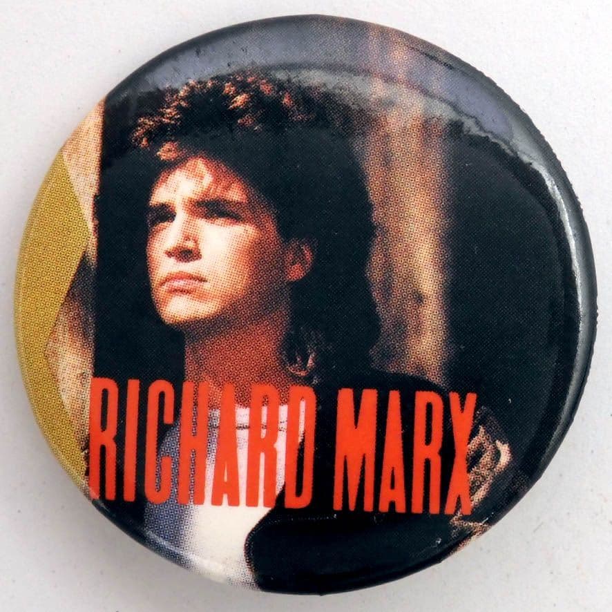 Richard Marx - Vintage Large Button Badge