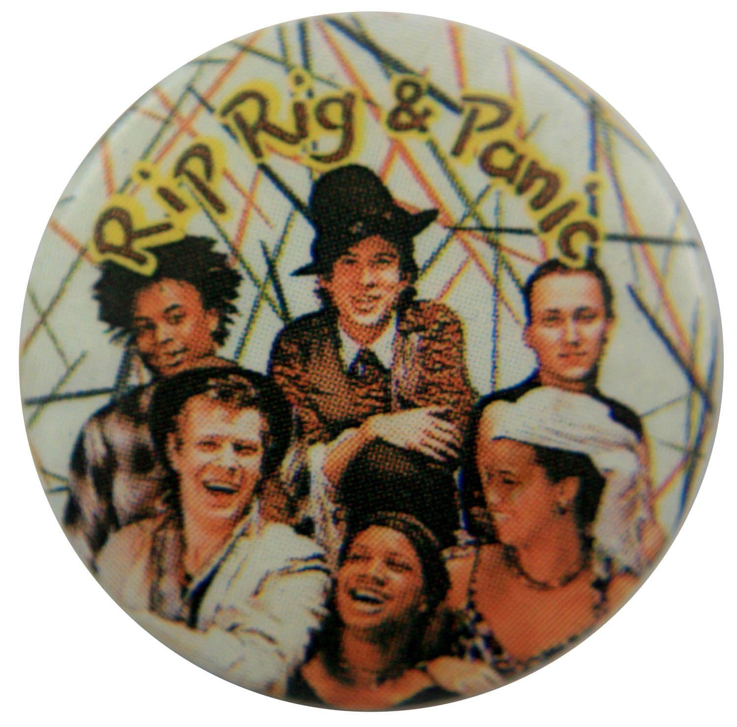Rip Rig and Panic - 'Group' Button Badge – Rock by Mail