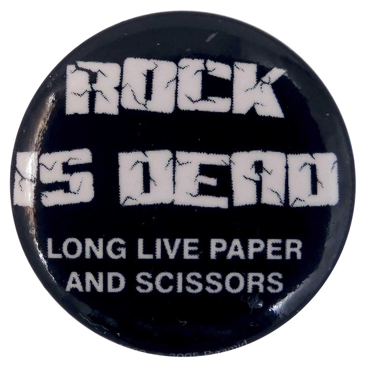 Rock is Dead - Button Badge