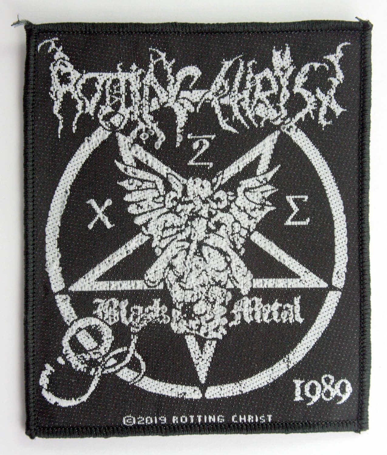 Rotting Christ - 'Black Metal' Woven Patch