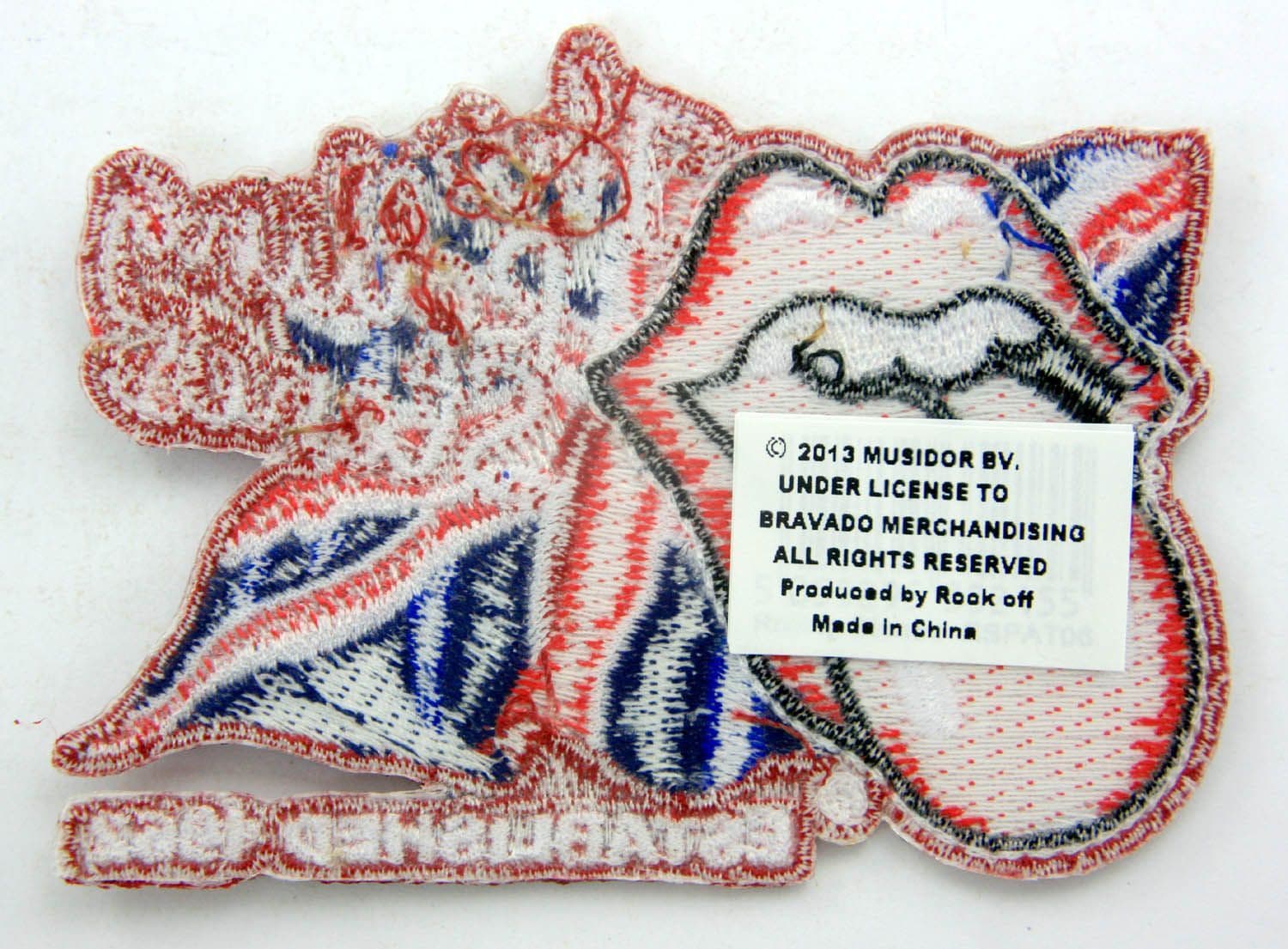 The Rolling Stones - 'Tongue Logo/Union Jack' Embroidered Patch