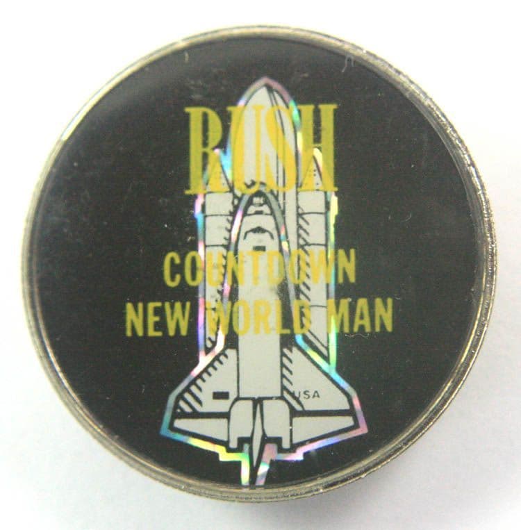 Rush - 'Countdown New World Man' Prismatic Crystal Badge