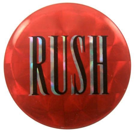 Rush - 'Name Red' Prismatic Badge