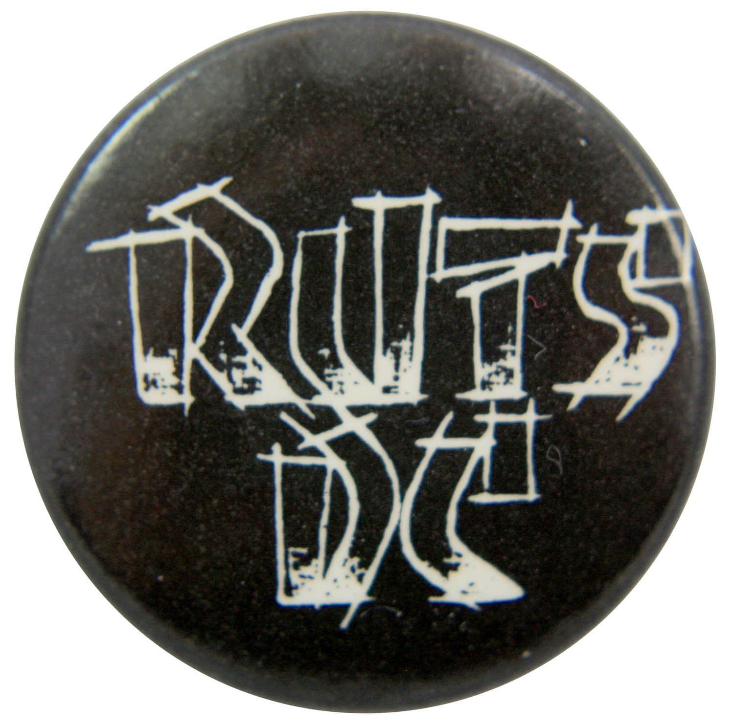 Ruts DC - 'Logo Black' Button Badge